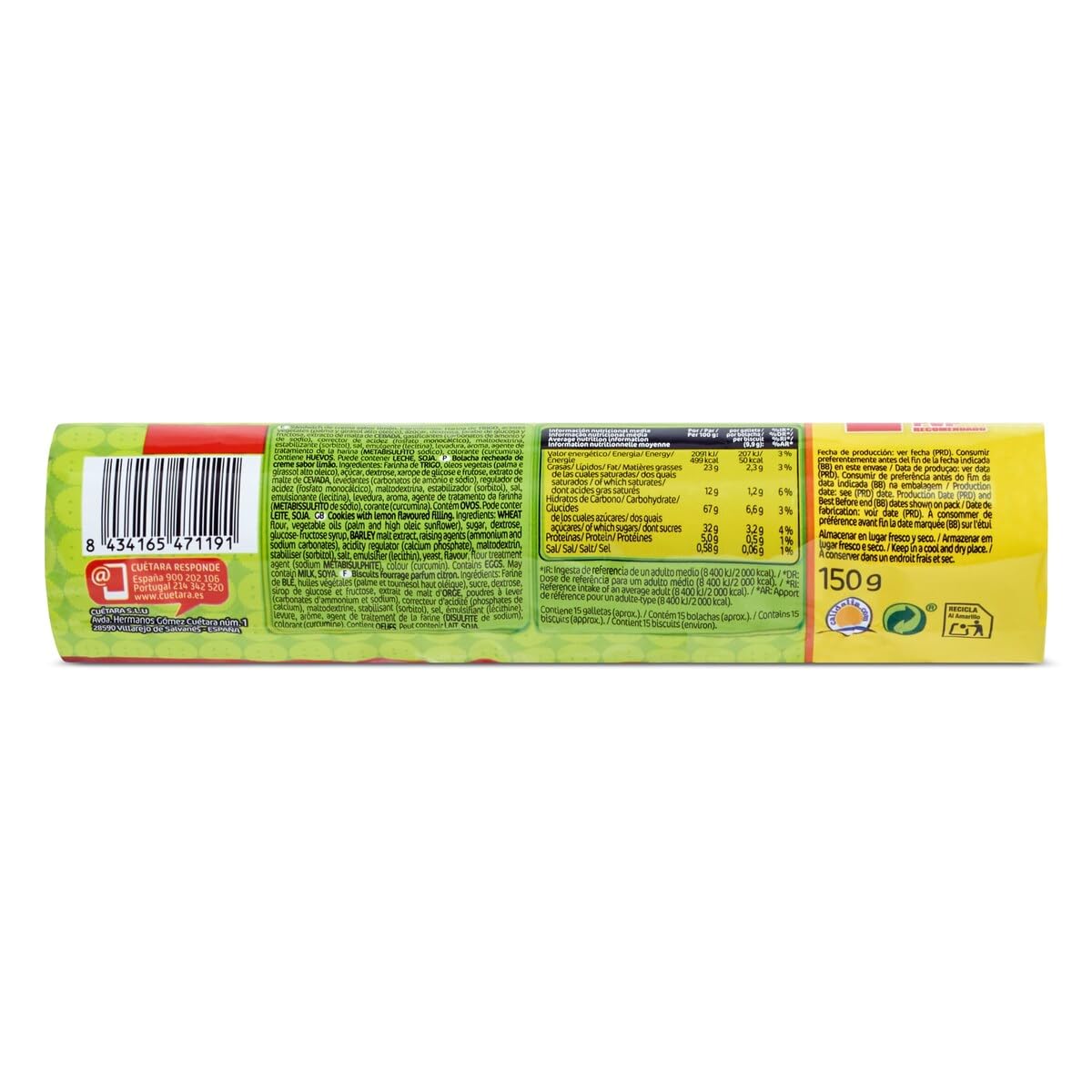 Bocaditos Limón 150g