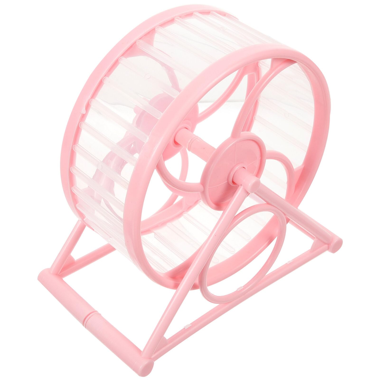 DOITOOL Rueda para Hámster Rueda De Ejercicio De Plástico Rosa Rueda Silenciosa para Hámster para Conejillo De Indias Jerbo Erizo Chinchilla Animal Pequeño Ruedas Giratorias Silenciosas