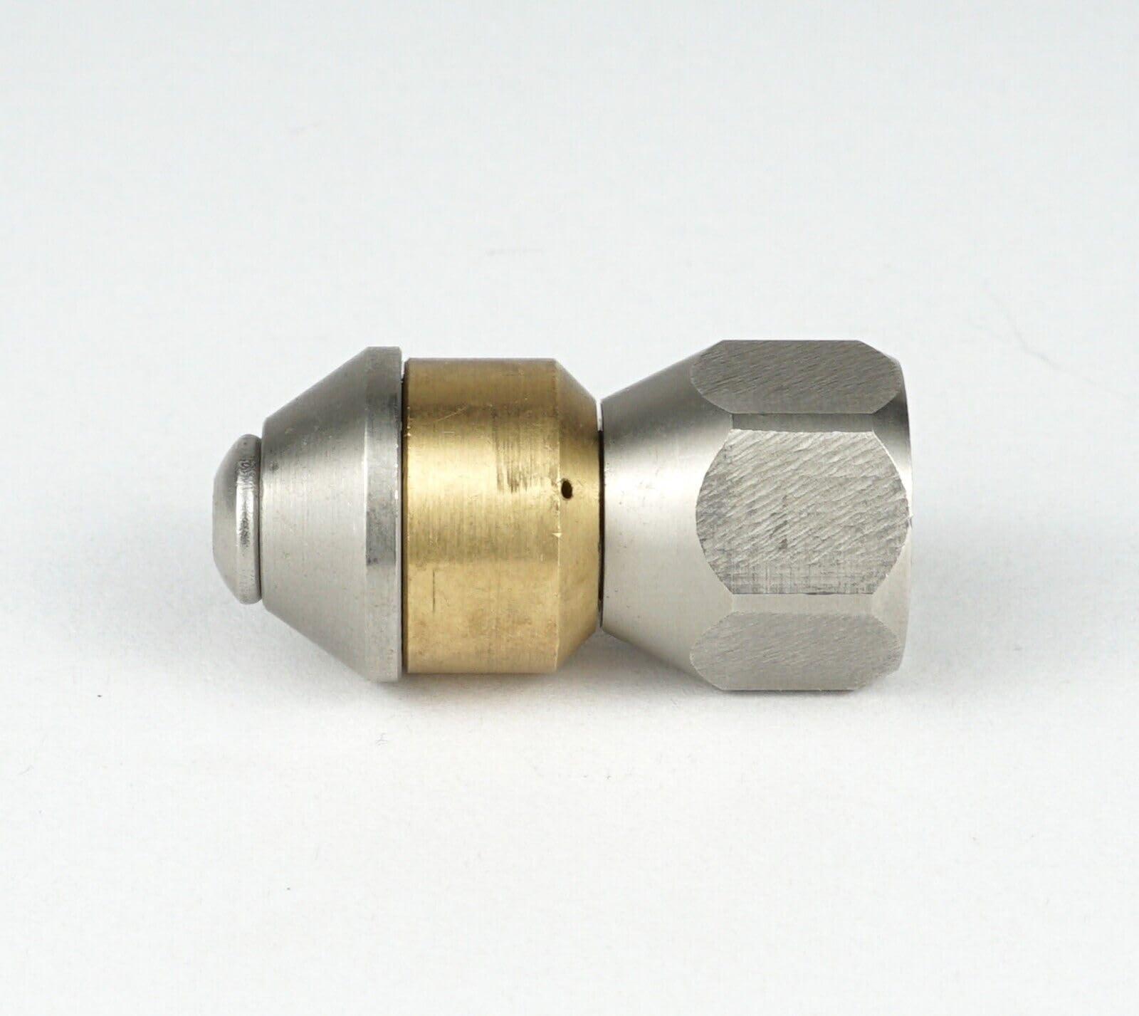 Rotierende Rohrreinigungsdüse | für Kärcher Kränzle Alto Hochdruckreiniger | bis 250 bar | effiziente Reinigungswirkung | Düsengröße 050 | G 1/4" IG | Kanaldüse Hochdruckdüse