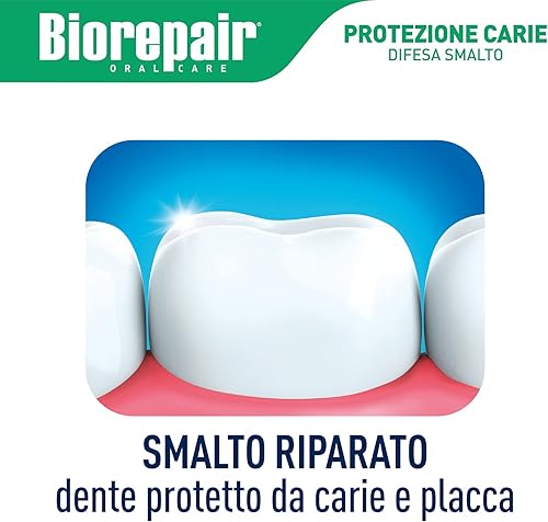 Miniatura 6 de Biorepair Pasta de dientes "Total Protective Repair" con microRepair * Tubo de 2.5 onzas líquidas (75ml) * Importación italiana