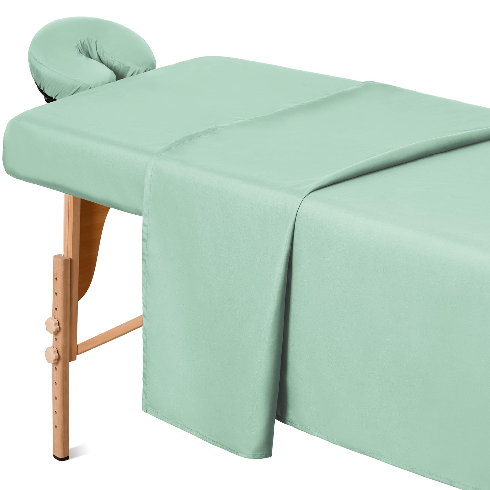 Photo 1 of Comfyanno 3-Piece Massage Table Sheets Set - Sage
