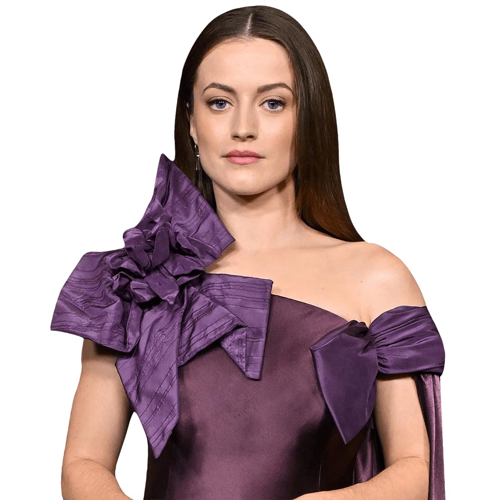 Celebrity Cutouts Lifelike Lauren Mcqueen (Purple Dress) Half Body Buddy Cutout