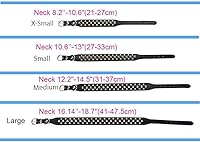 Vista 4 de Collar de perro con tachuelas, ajustable de cuero suave para cachorros para perros pequeños y medianos Bulldog Pitbull Mastín caniche boxeador