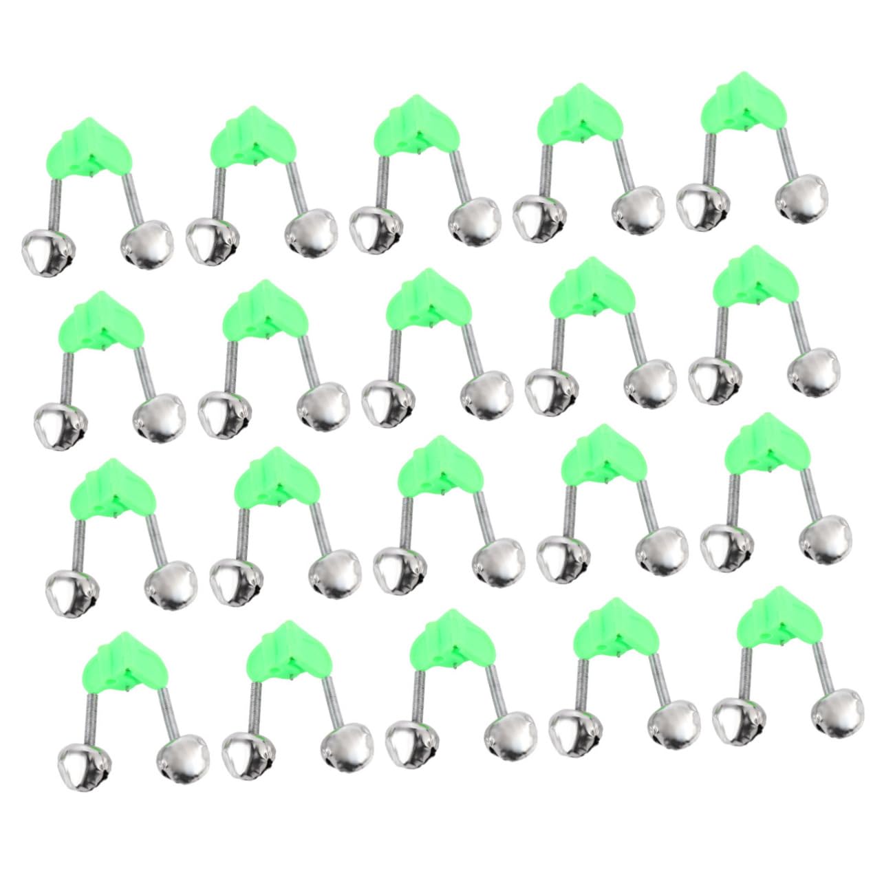 Hemoton 100Pcs Fishing Alert Bell High Sensitivity Fishing Rod Alarm Bells for Easy Bite Detection Durable Material Fishing Accessories for Enthusiasts