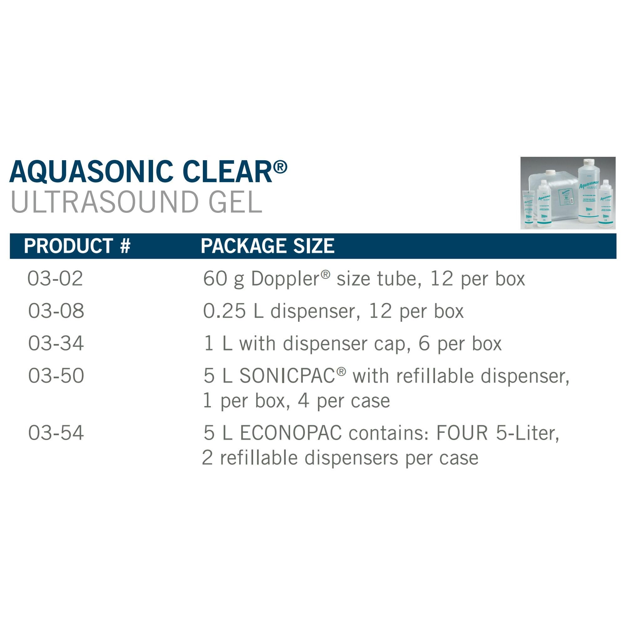 Aquasonic Clear Ultrasound Gel, 8.5 oz Squeeze Bottle, Non-Staining — Amazon image 3