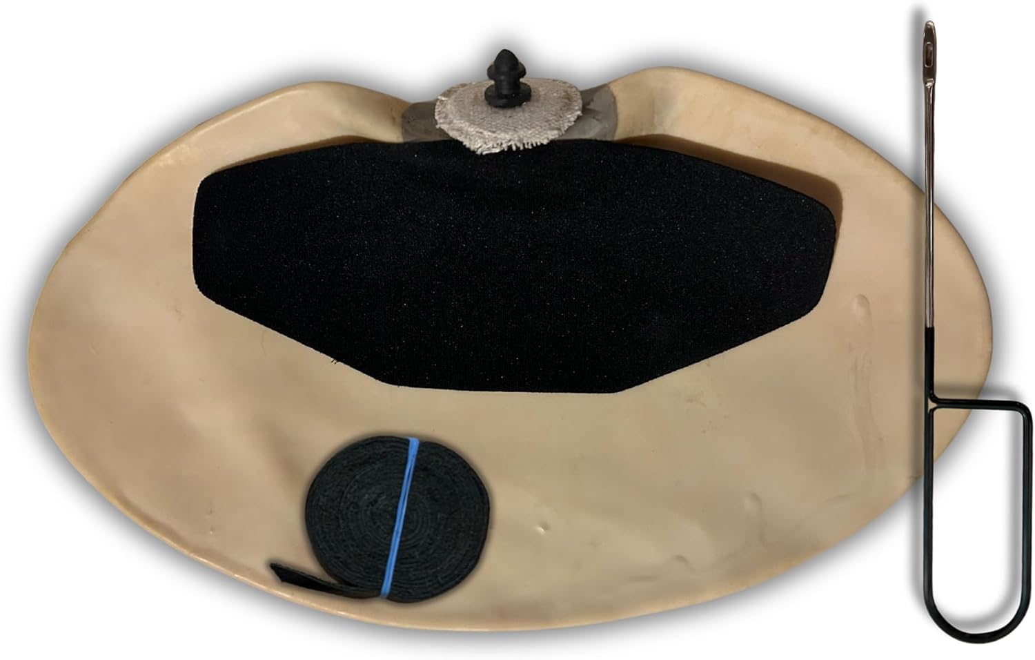 Football Repair Kit - Bladder, Leather Laces, with Lacing Tool Option, and QR Code Instructions for DIY Repair