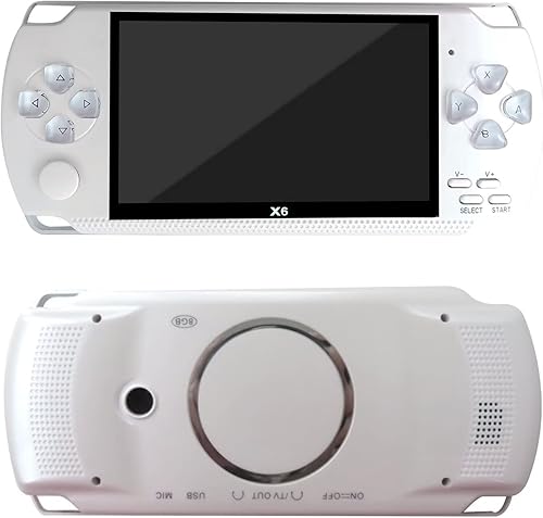 10000 juegos incorporados retro clásico consola de videojuegos portátil mini portátil 128bit 8GB 4.3 pulgadas LCD reproductor de juegos para niños