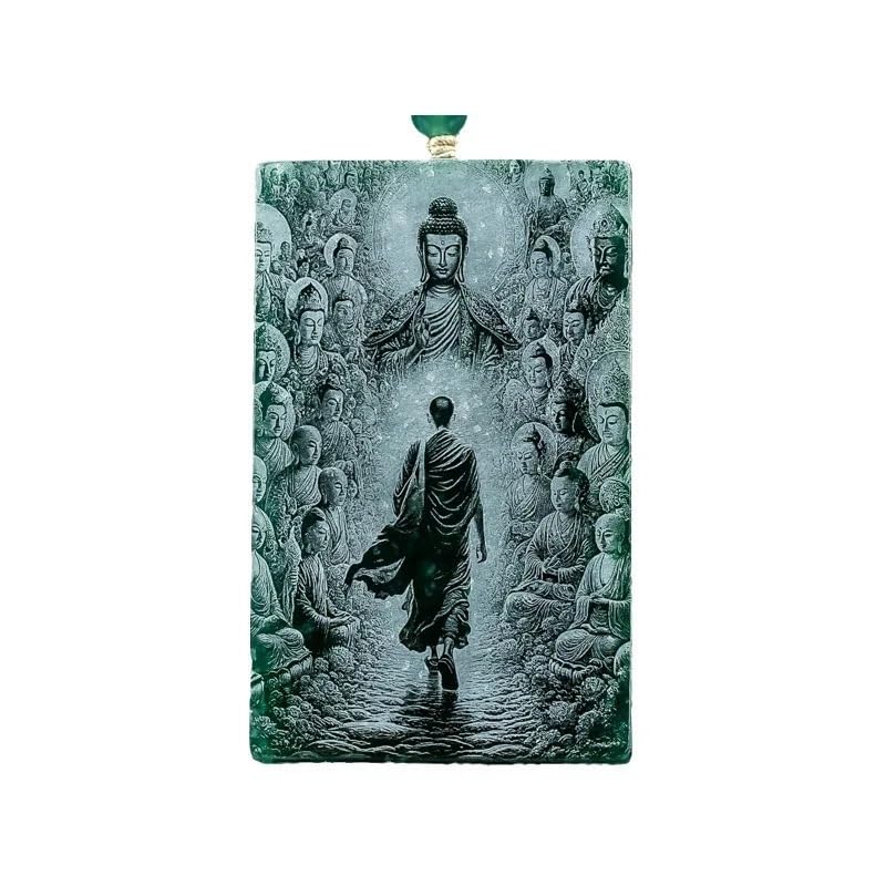 Pendentif bouddha en jadéite pour cultiver la sérénité zen au bureau comme à la maison