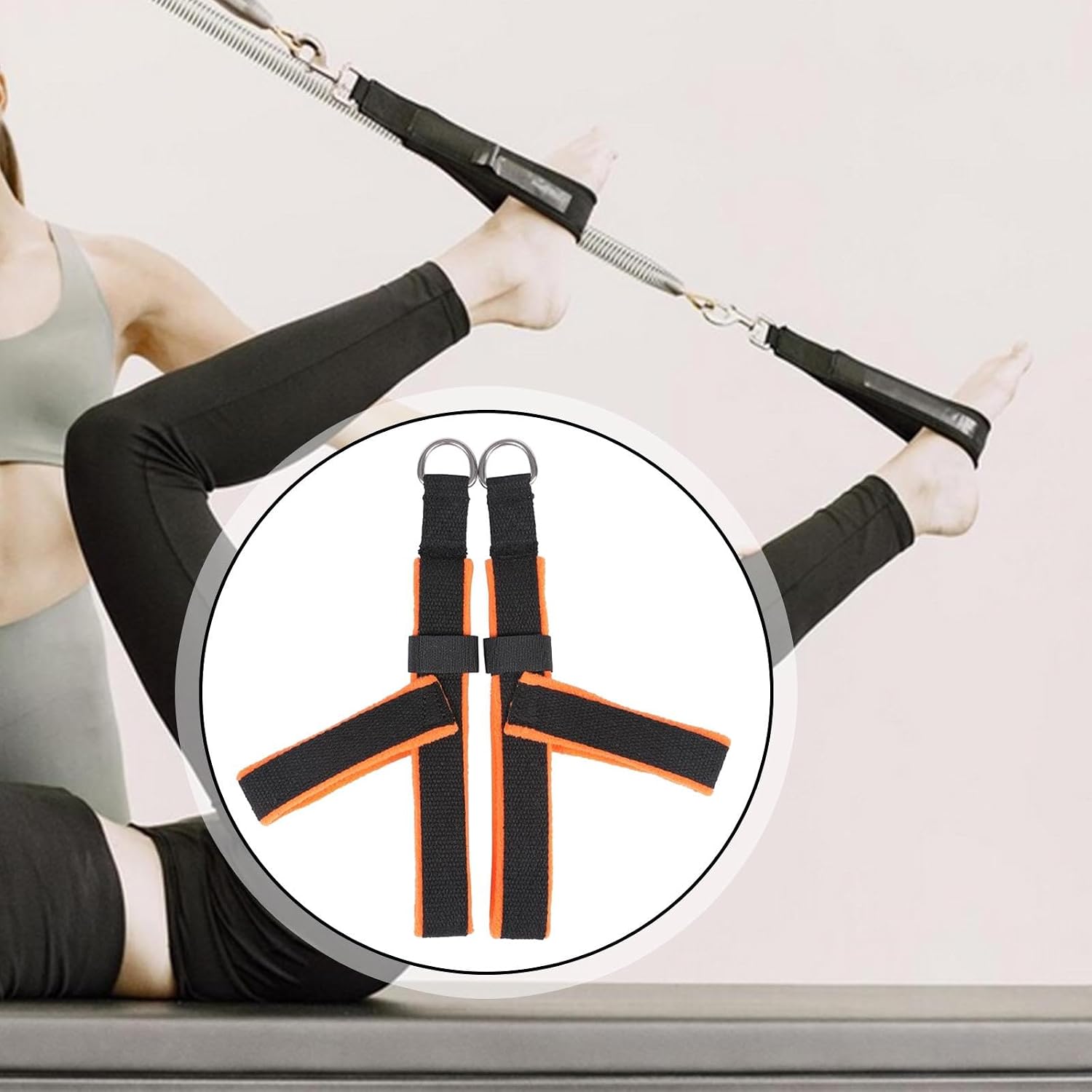 Set of 2 Pilates, Reformer, and Fitness Straps for Adults