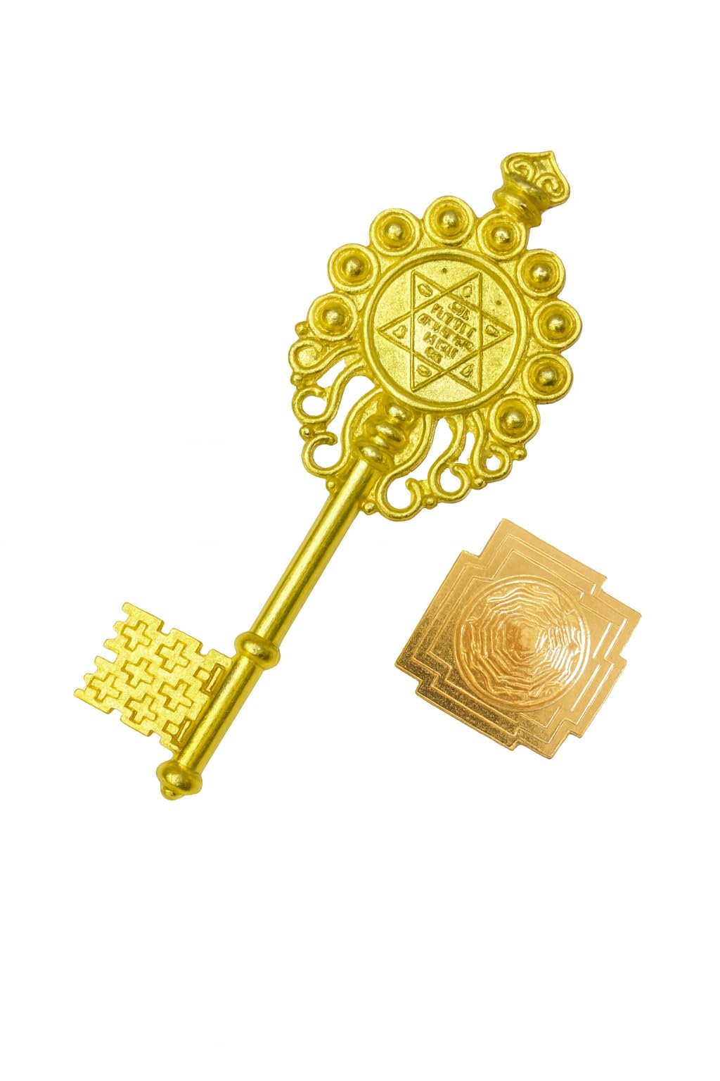 TSS The Sanatan Setu Kuber Kunji Key for Money and Prosperity | Original Brass Vastu & Feng Shui Key | Wealth & Good Luck Symbol | Home & Office Décor | Ideal Gift