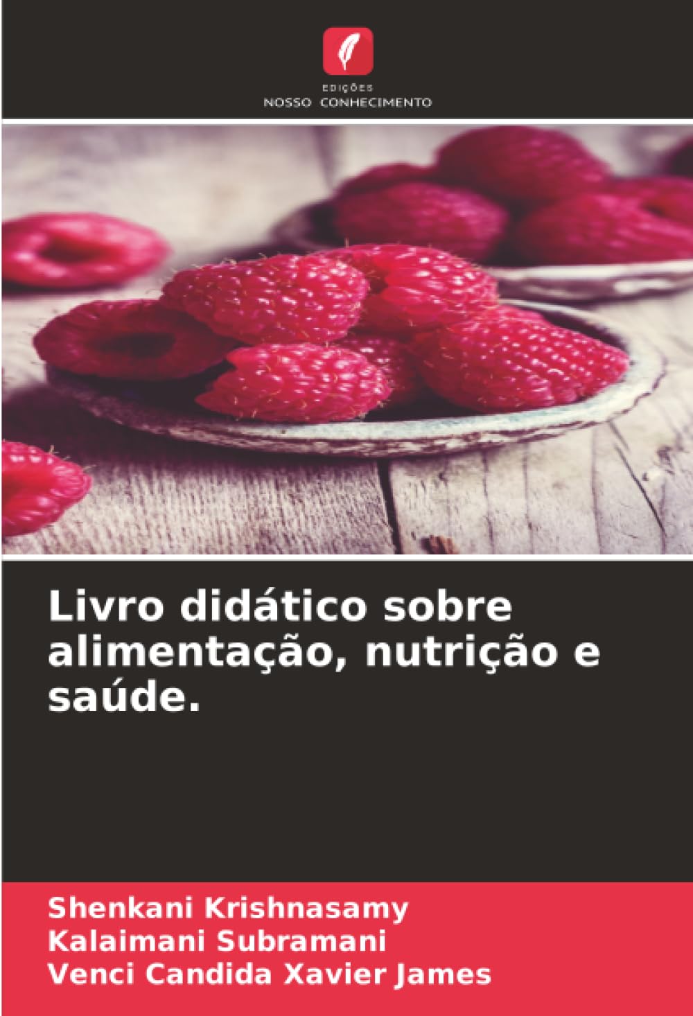 Livro didático sobre alimentação, nutrição e saúde.