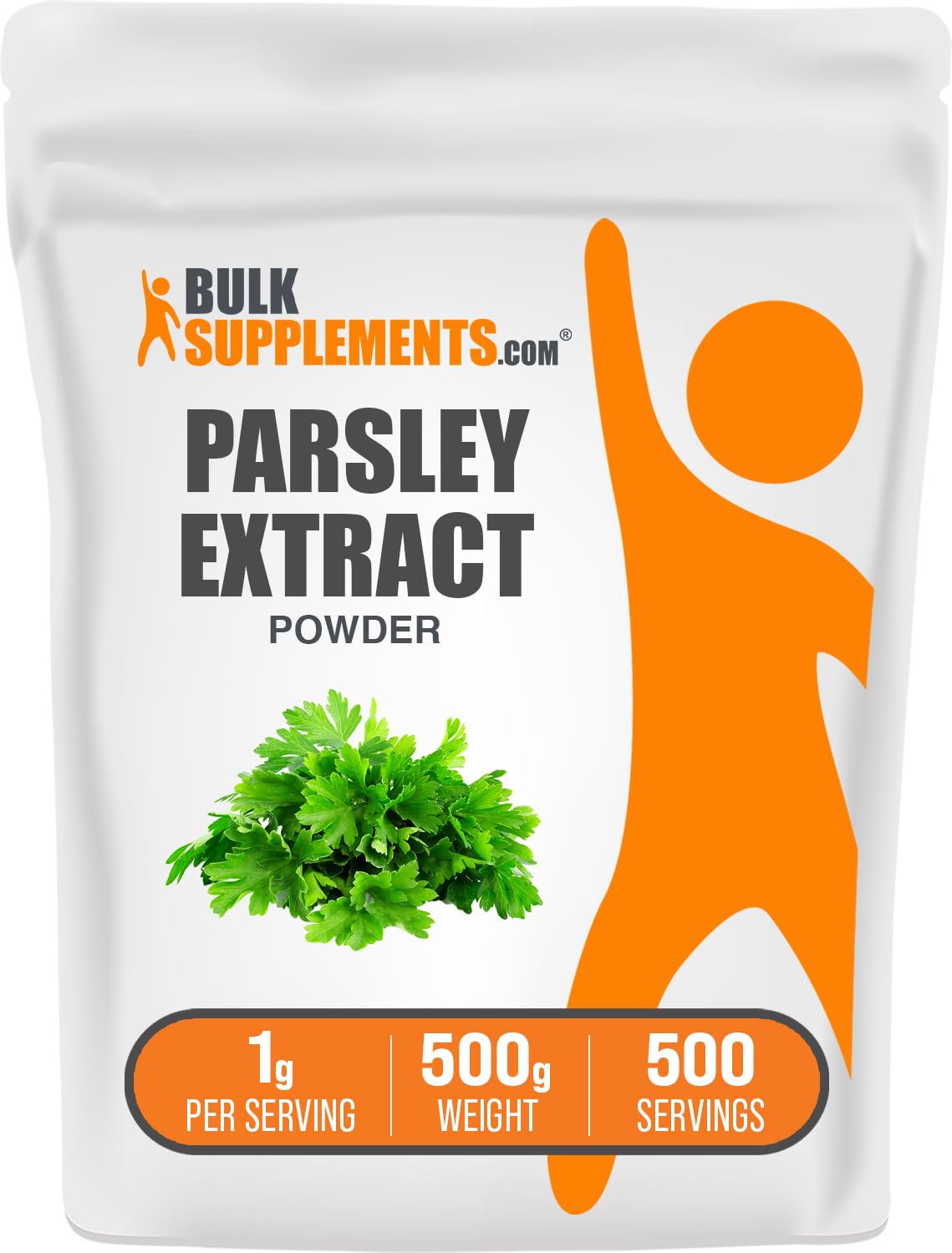 BulkSupplements.com Parsley Extract Powder - Parsley Supplement, Antioxidant Source, Herbal Supplement - Gluten Free, 1g per Serving, 500g (1.1 lbs) (