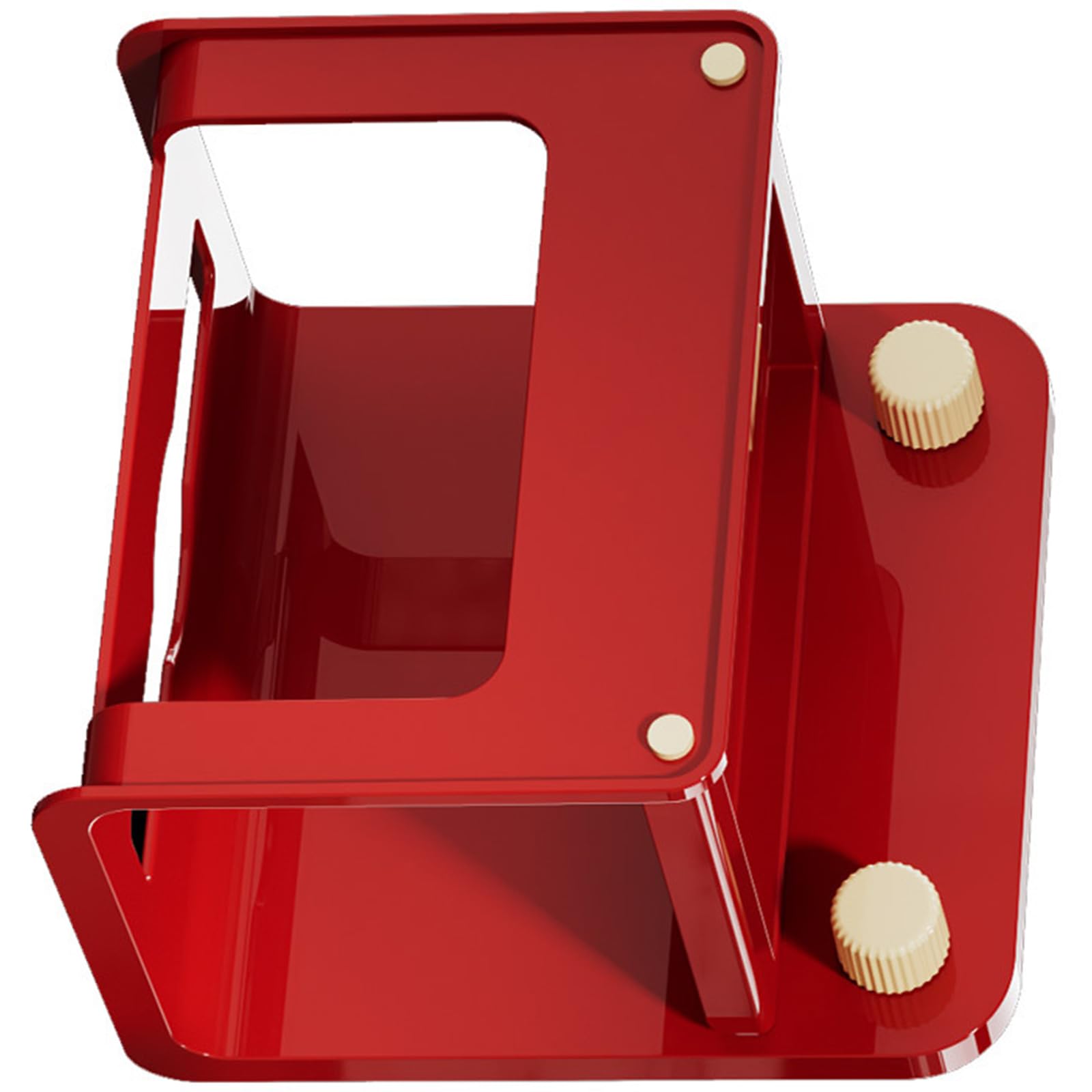 Bottone Watermelon Red Large Opening Wall Mounted Tissue Holder Modern Bathroom Shelf With Strong Suction Cups Paper Towel Bracket Enduring Bathroom Organizers Rack