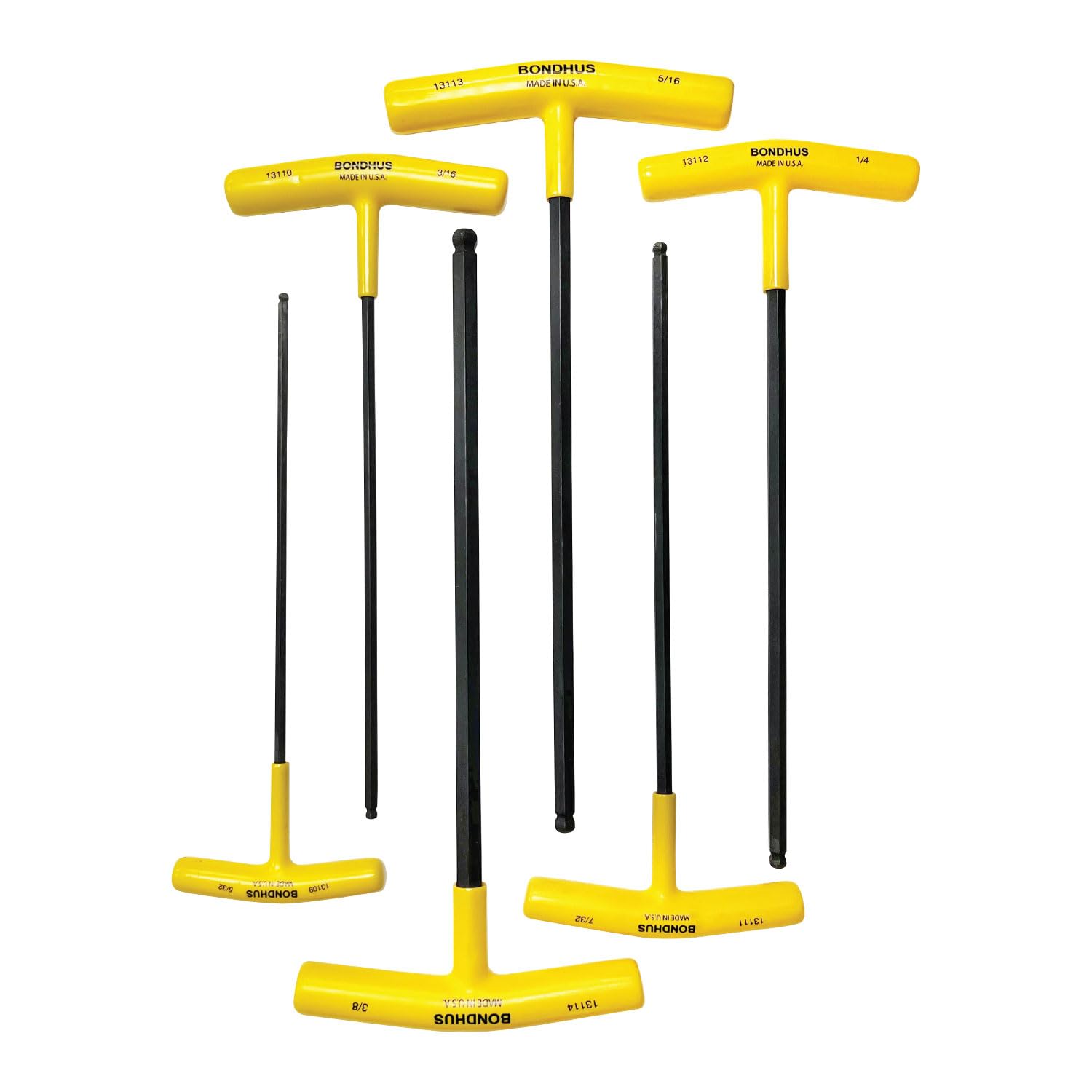 Bondhus 13146 BTX60 zestaw piłek z uchwytem T 5/32"-3/8"