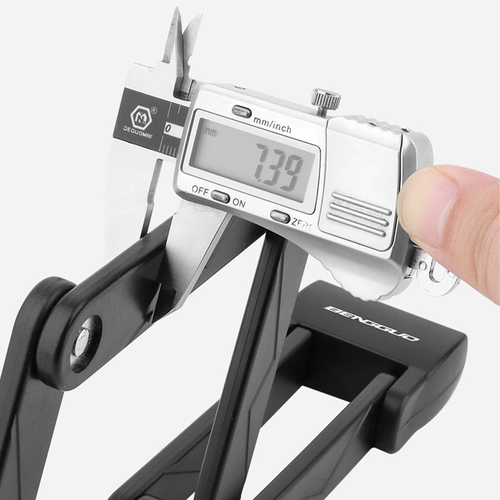 Lucchetto pieghevole per bicicletta, ad alta sicurezza, 6 segmenti, resistente in lega di acciaio, con staffa di montaggio, 76,7 cm di lunghezza, serrature per bicicletta, e-bike, moto, antifurto