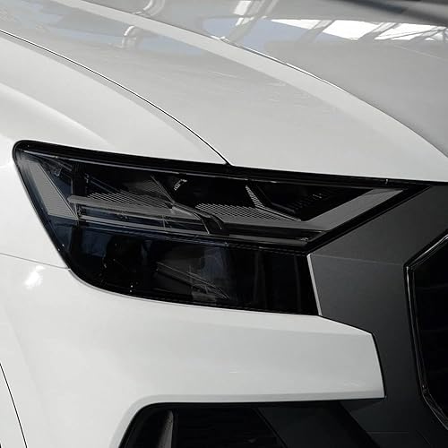 Miniatura 3 de MaikOn Adhesivo de película protectora transparente para faros delanteros de coche, color negro ahumado, para Audi Q8 S8 R SQ 8 2019 2020