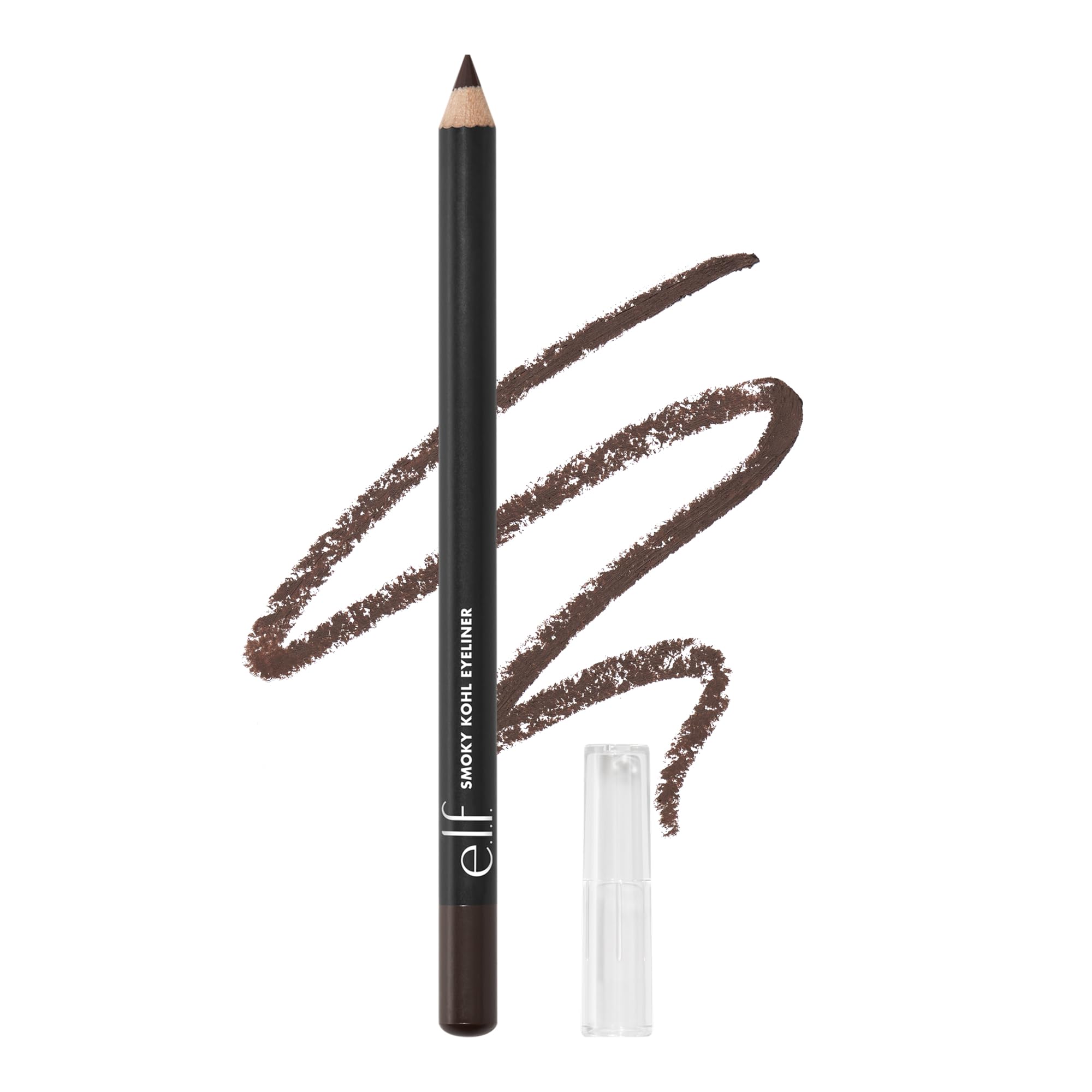 e.l.f. Smoky Kohl Eyeliner, Eye Pencil for Creating Long-Lasting, Bold, High-Pigment Makeup Looks, Vegan & Cruelty-Free,