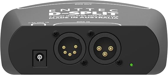 Enttec D-Split 70579 DMX 4 Port Isolated Splitter / Isolator (5-Pin)