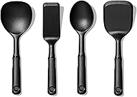 OXO Good Grips 4-Piece Nylon Mini Utensil Set - Compact, Non-Stick Safe Tools for Small Pots & Single-Serve Cooking