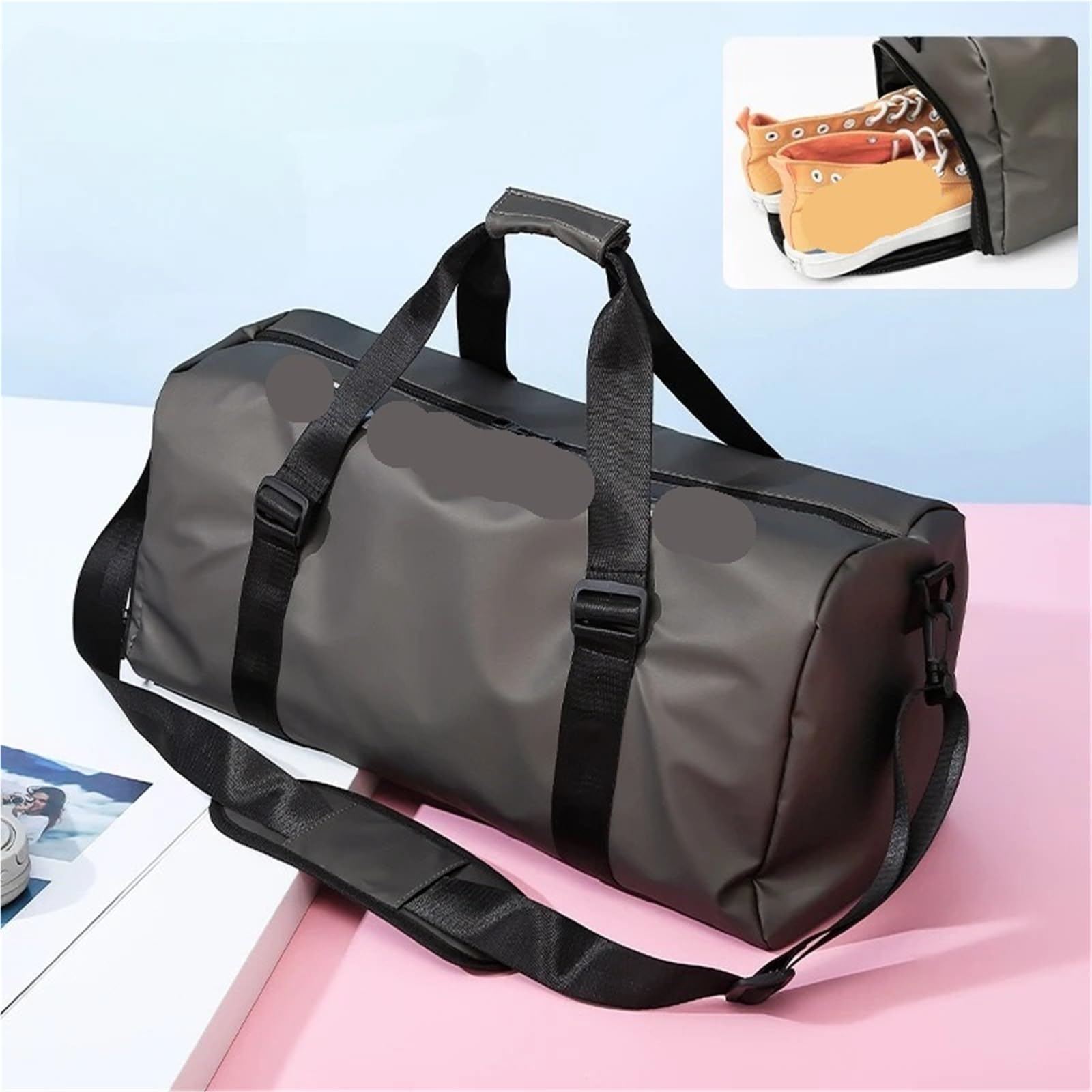 Sporttasche Damen Herren Oxford-Fitness-Rucksack mit großer Kapazität, leicht, Outdoor-Sport, Reisetasche, Trocken-/Nass-Trennung, for Schwimmen, Gepäck, Handtasche
