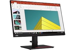Renewed Lenovo ThinkVision P24q-20 23.8-inch 1440p Monitor with HDMI, DisplayPort, and Smart USB Hub