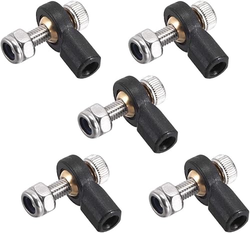 uxcell 5 PCS M3 3.0xL15mm Lever Steering Linkage Tie Rod End Ball Head End for RC Helicopter