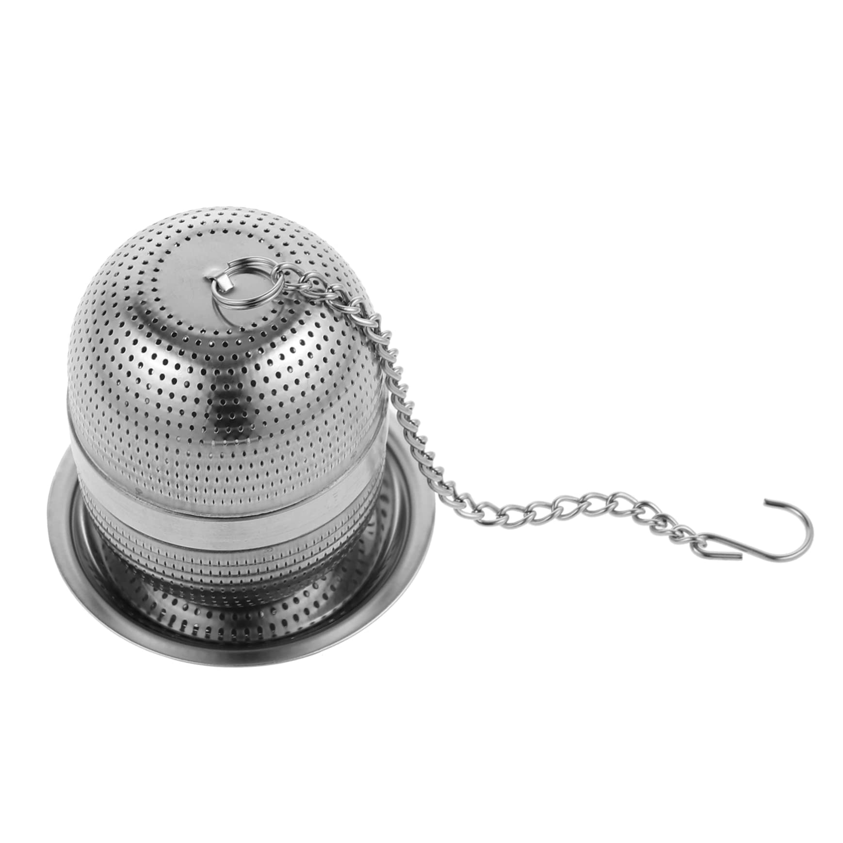 ABOOFAN 5 Piezas Filtro de bandeja de goteo infusor te infusionador de te colador de coladores de té para té suelto cosa infusor de té de cocina bola de filtro de té Acero inoxidable
