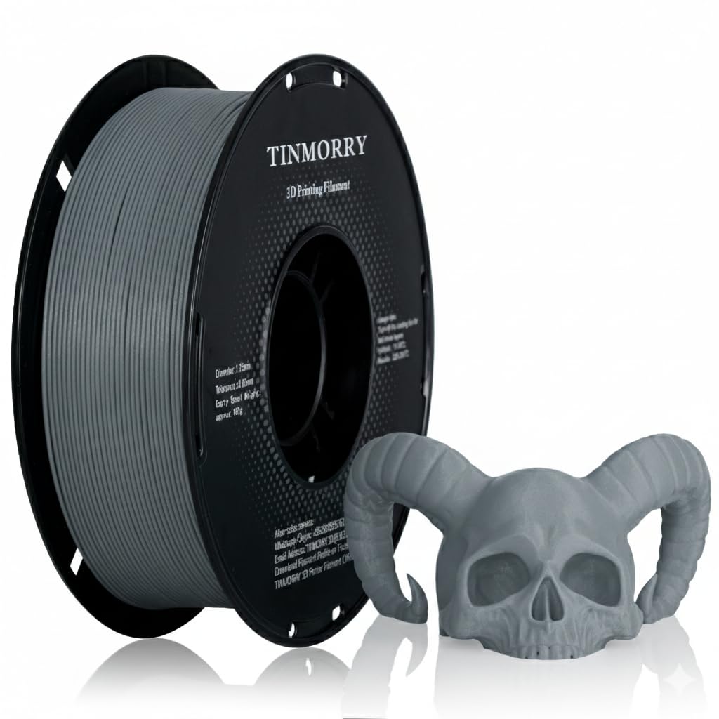 TINMORRY Glass Fiber Reinforced PETG Filament 1.75mm, High Impact Resistance Matte PETG GF 3D Printing Filament, Durability & Stiffness, Fits Bambu