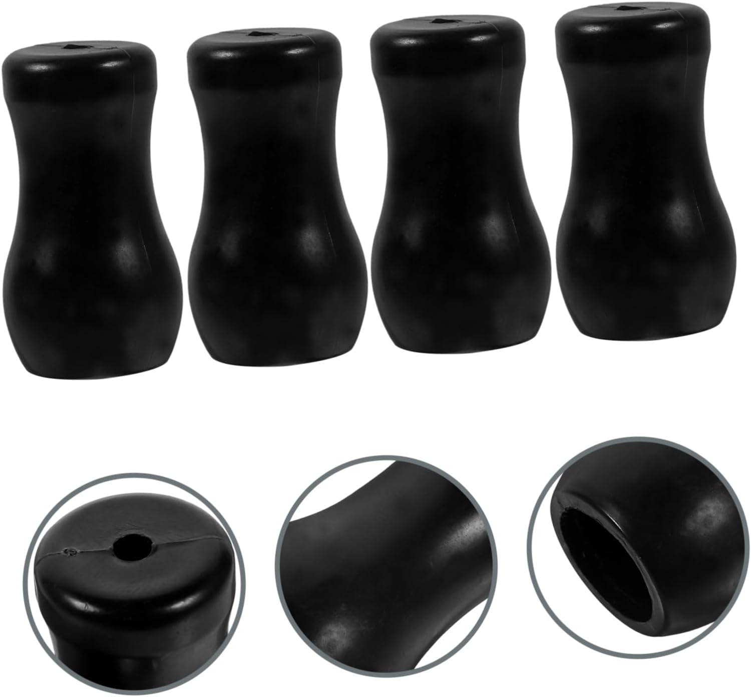 8Pcs Black PVC Replacement Blind Pull Cord Knobs for Window Blinds Easy Installation Decorative Accessories for Living Room and Bedroom
