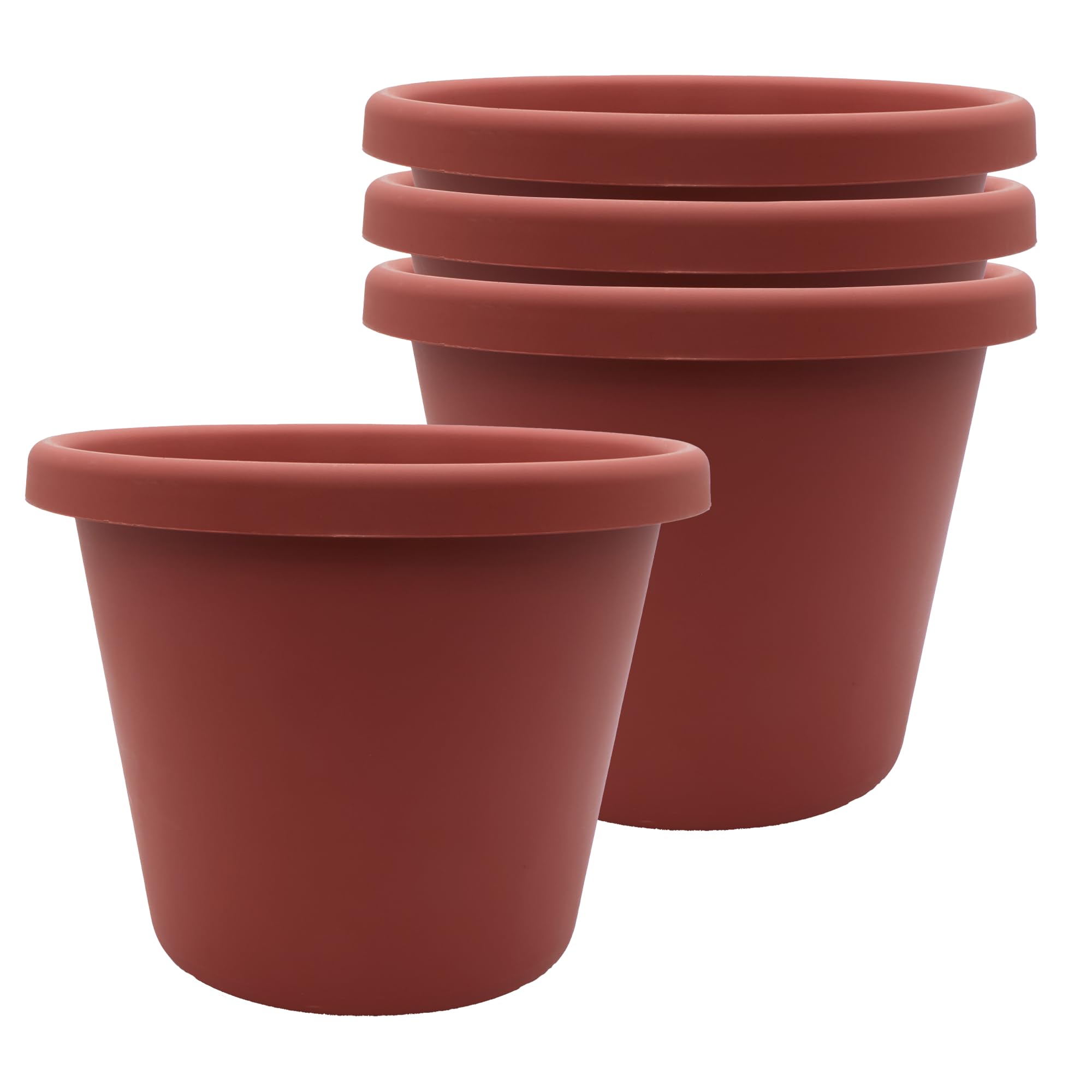 Amazon.com : The HC Companies Classic Round Plastic Plant Pot w