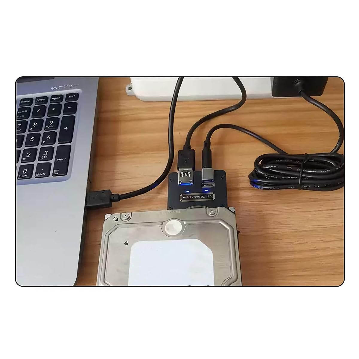Adaptador de disco duro SFF-8482 SAS de 29 pines a USB 3.0 para Windows 7/10/11 y Linux