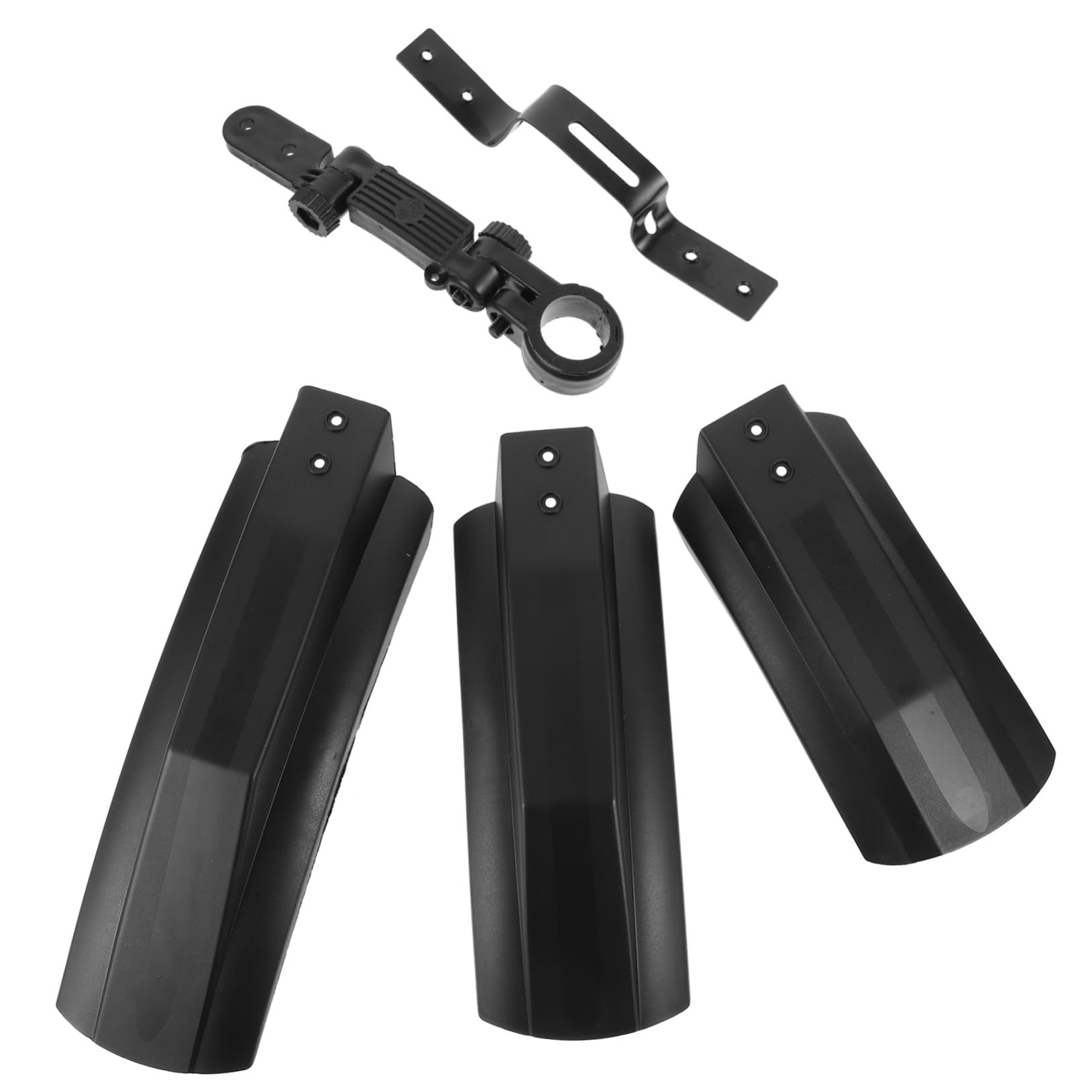 Sosoport Garde-Boue vélo Lunettes de Cyclisme Garde-Boue de Cyclisme Pratique chaîne de vélo béquille saleté Garde-Boue pour vélo Garde Boue vélo Garde Boue VTT Plastique Black