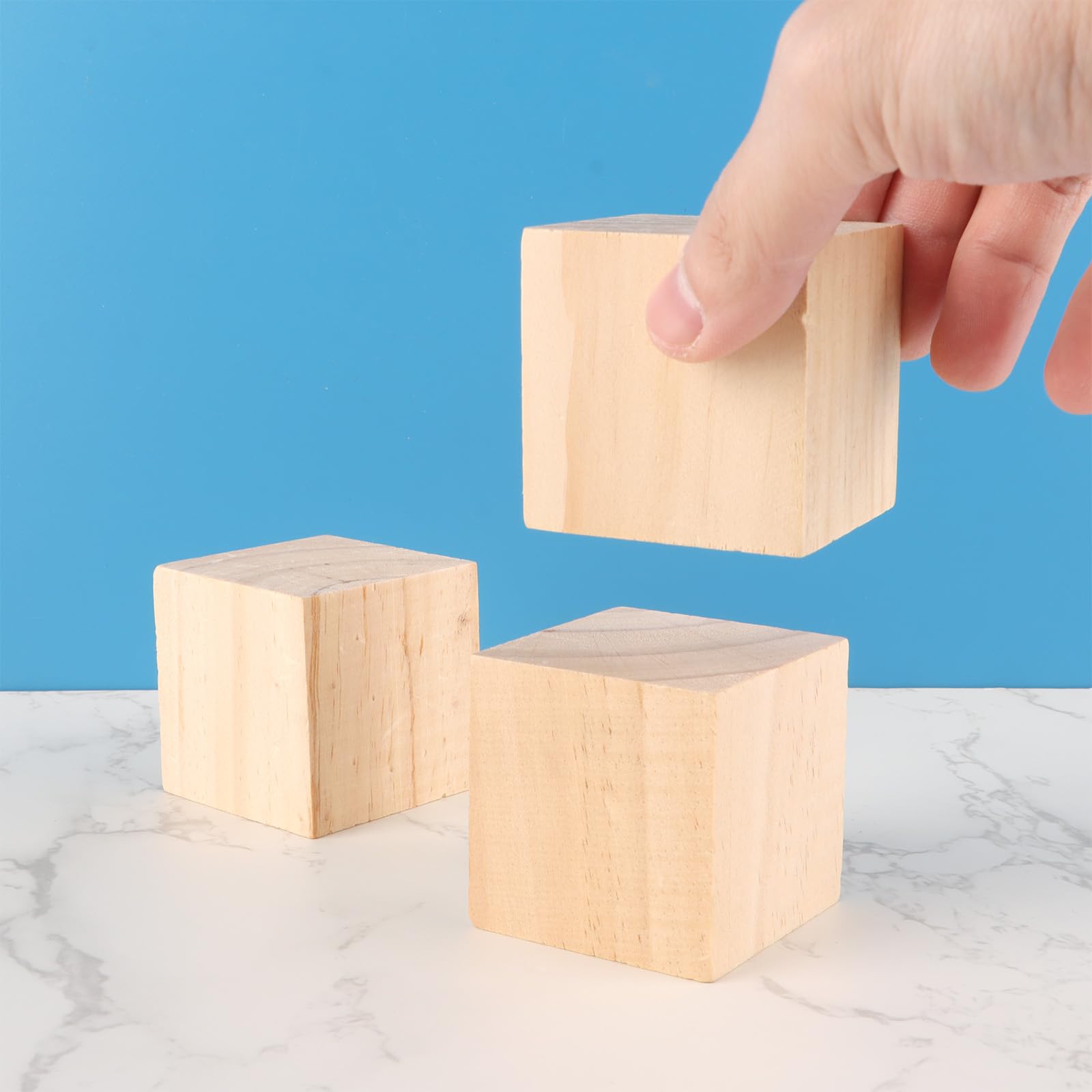 GICO Blanco dobbelstenen, houten dobbelstenen, gebedsdobbelstenen, XXL