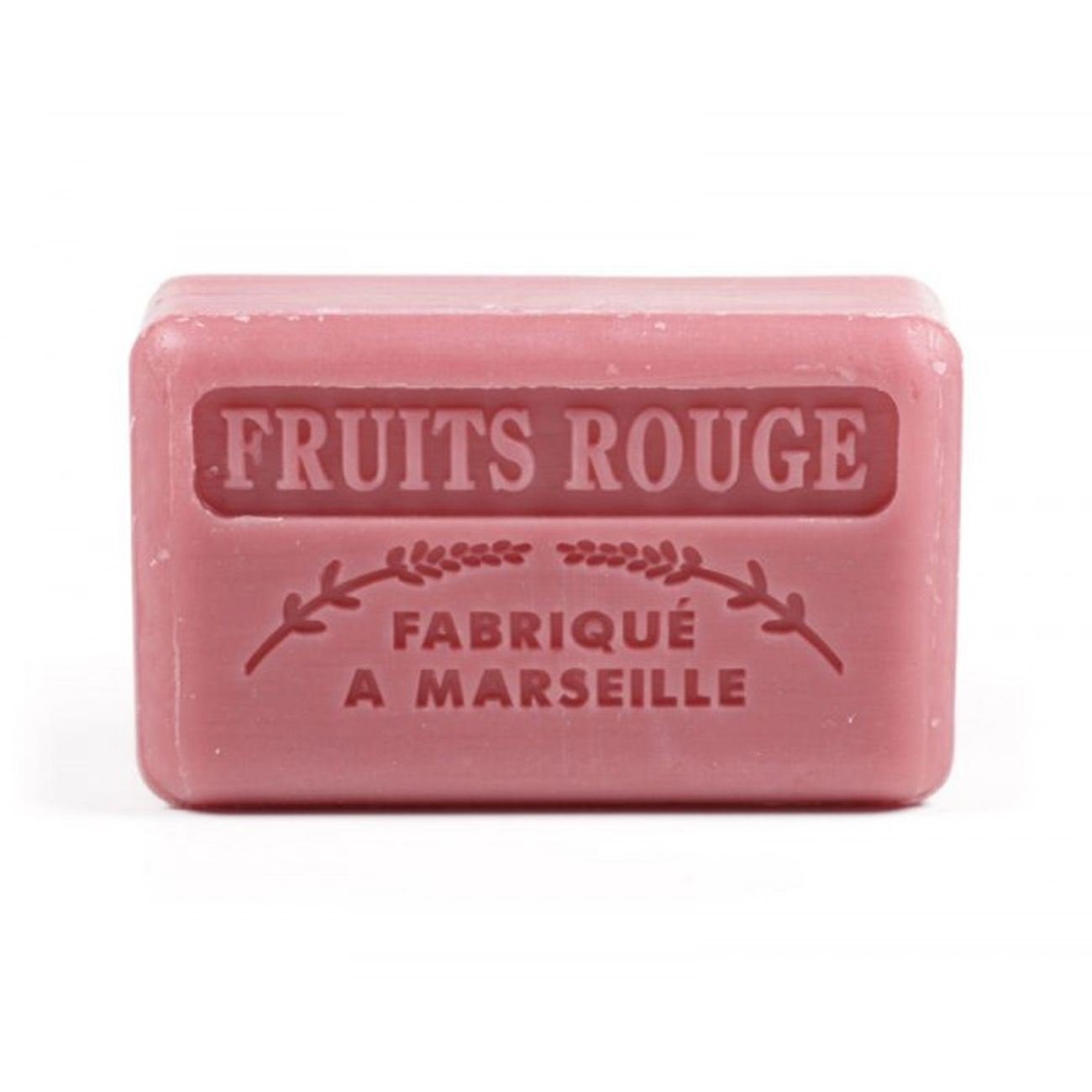 125G Savon De Marseille Soap - Red Fruits (Fruits Rouge)