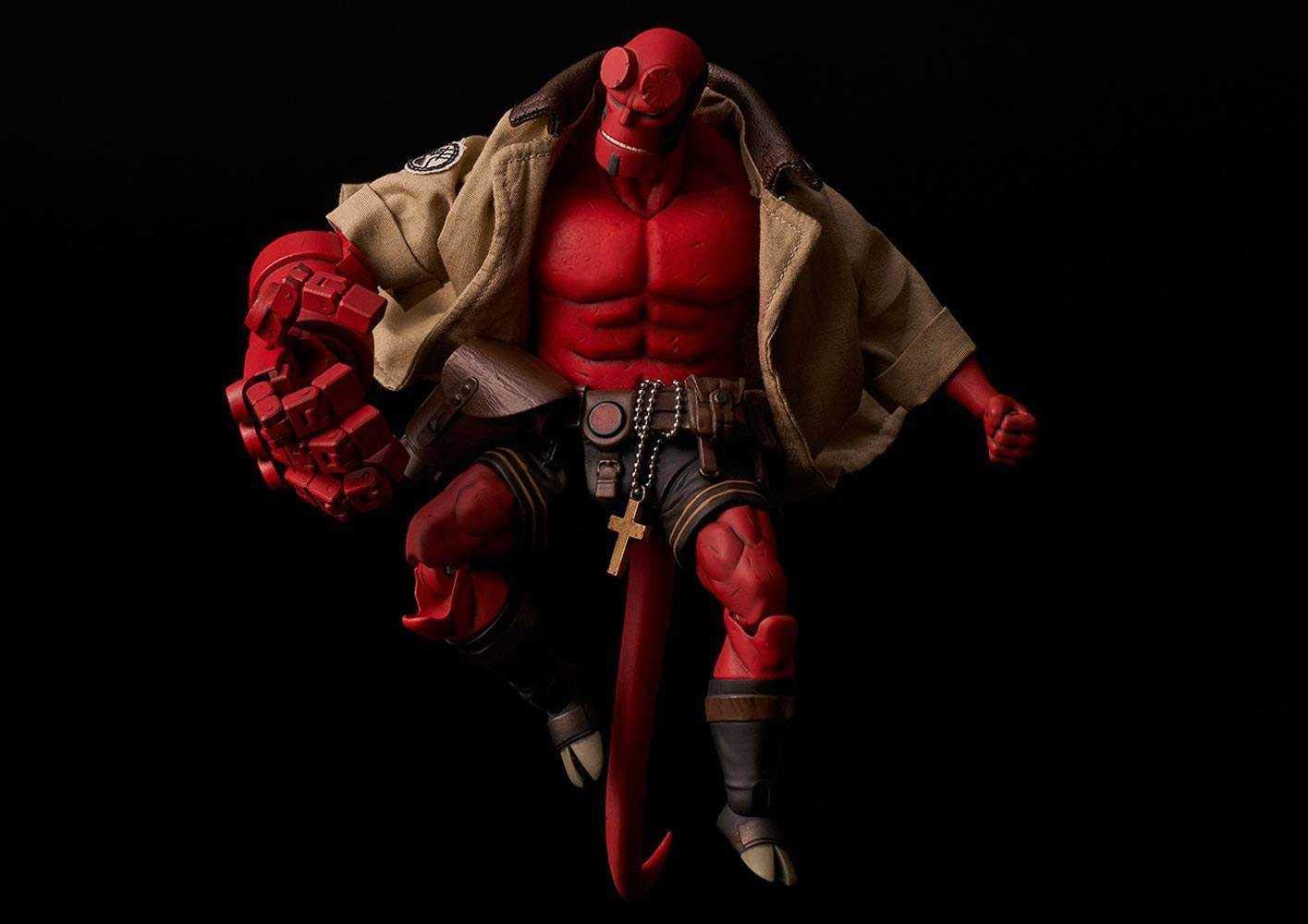 Amazon.co.jp: 1/12 ヘルボーイ ABS&PVC製 塗装済み 完成品 可動 