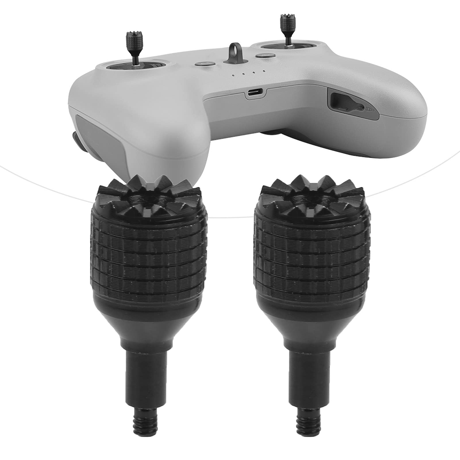 Naroote Joysticks Pour Drone En Alliage D'Aluminium – Manches Antidérapants Compatibles FUTABA, WFLY, RadioLink (Lot De 4)