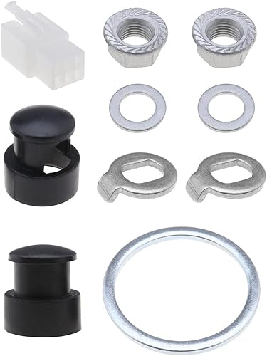 E-Bike Hub Tuercas Motor Arandelas de seguridad para bicicletas Eléctricas Tuercas de bloqueo de rueda de bicicleta Motor Eje Tornillo Tornillo