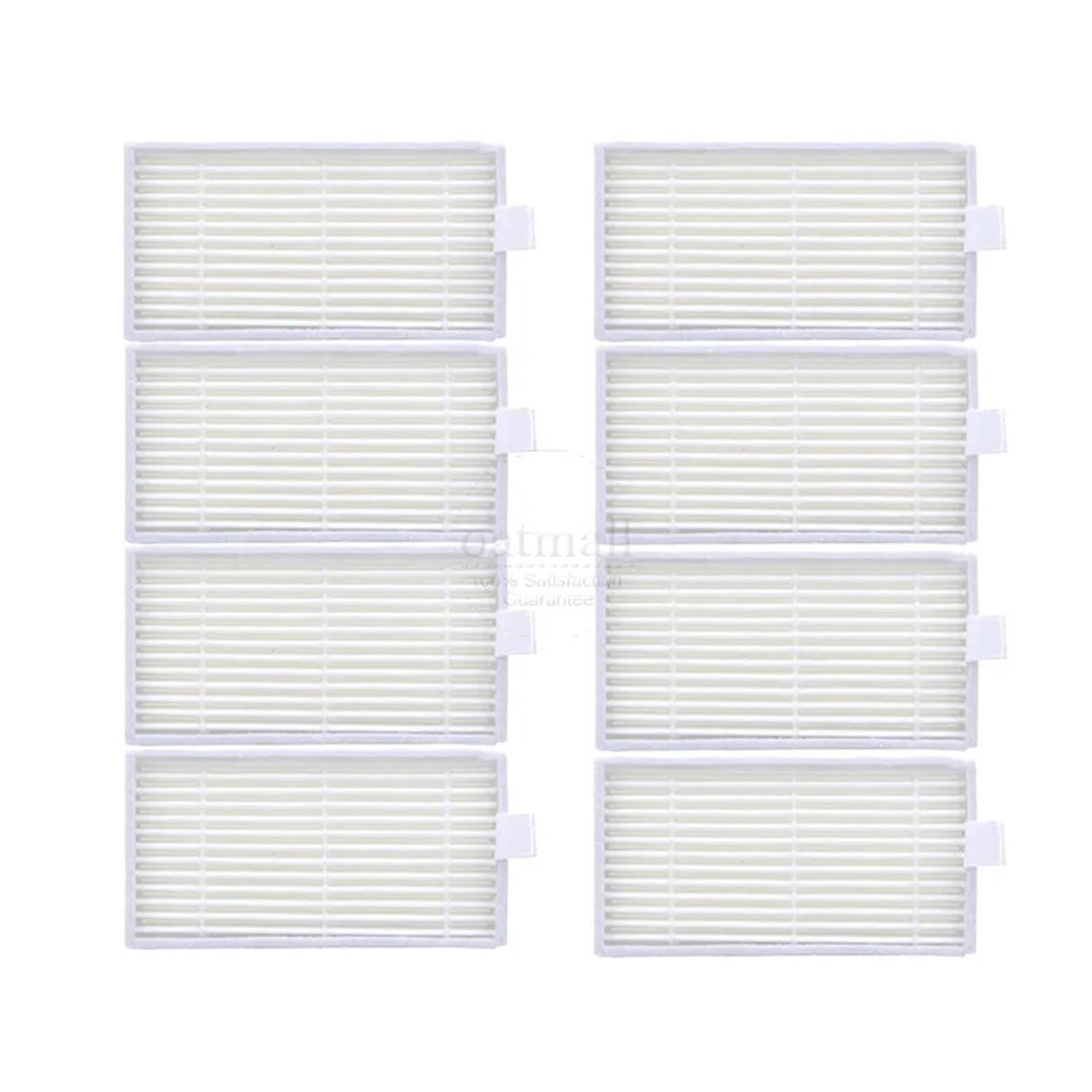 GENTERUN Compatible For ILife， V5 V5s V3 V3S V5S V50 Pro V55 X5 Dust Collection Filter(8pcs.)