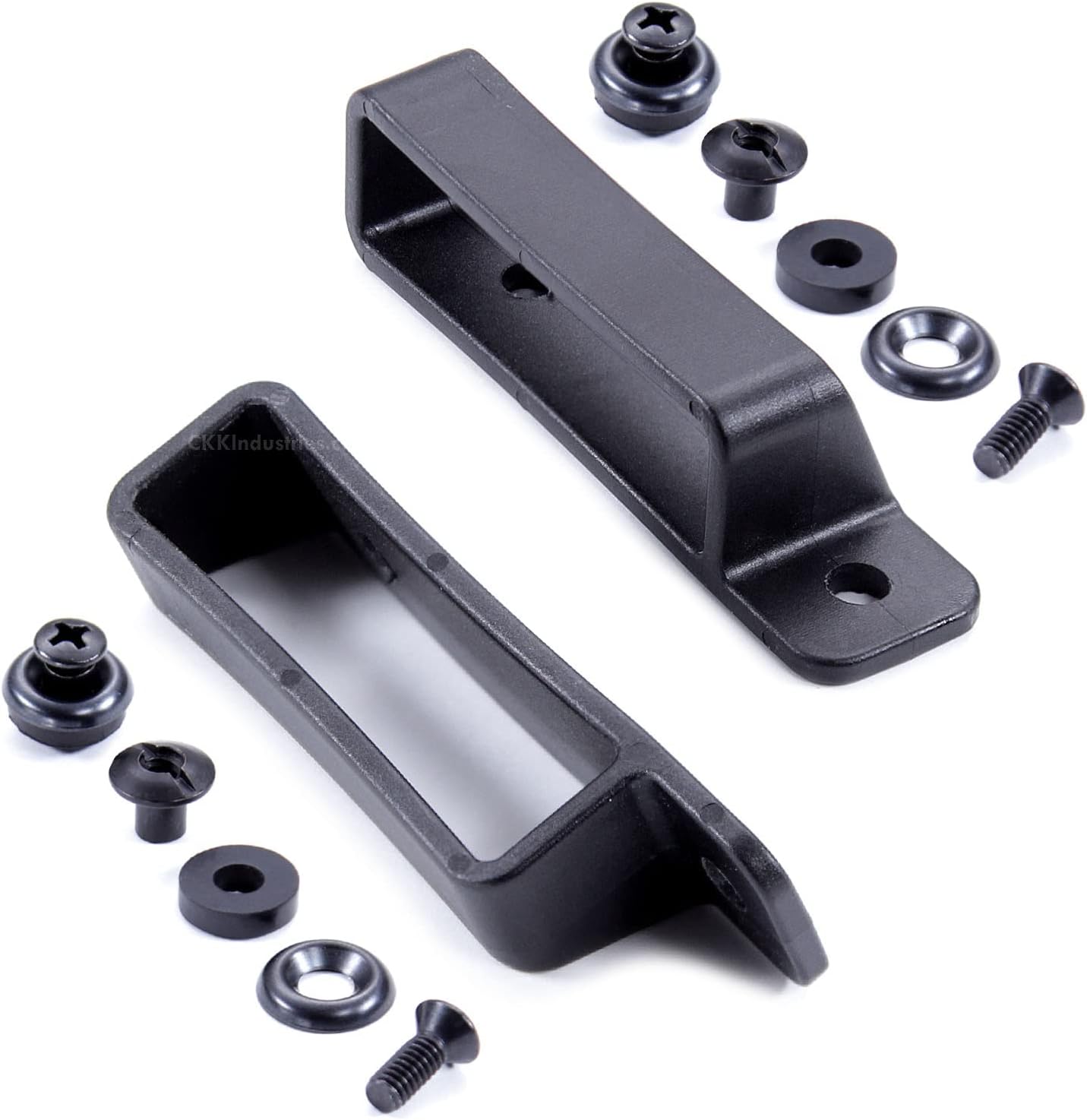 HolsterSmith Universal Holster Mounting Loops - OWB Angled Belt Loops - (Tactical Black) - (Fits Up to 2.00in Belts) - (Select Quantity Below)