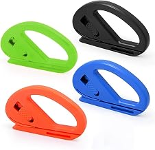 Découpeur de Papier Cadeau Coulissant, Gift Wrap Cutter, 4 Pièces Mini Cutter, Massicot Rouleau de Papier pour Noël, Halloween