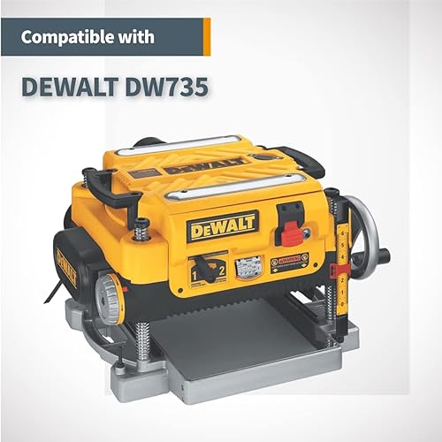 Miniatura 16 de POWERTEC Cuchillas cepilladoras de 12-1/2 pulgadas para cepilladora DeWalt DW734, repuesto para cuchillos cepilladores DW7342, juego de 6 (12801DD)