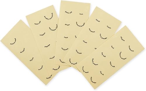 Miniatura 2 de Etiquetas adhesivas de especias y hierbas Redonda Transparente