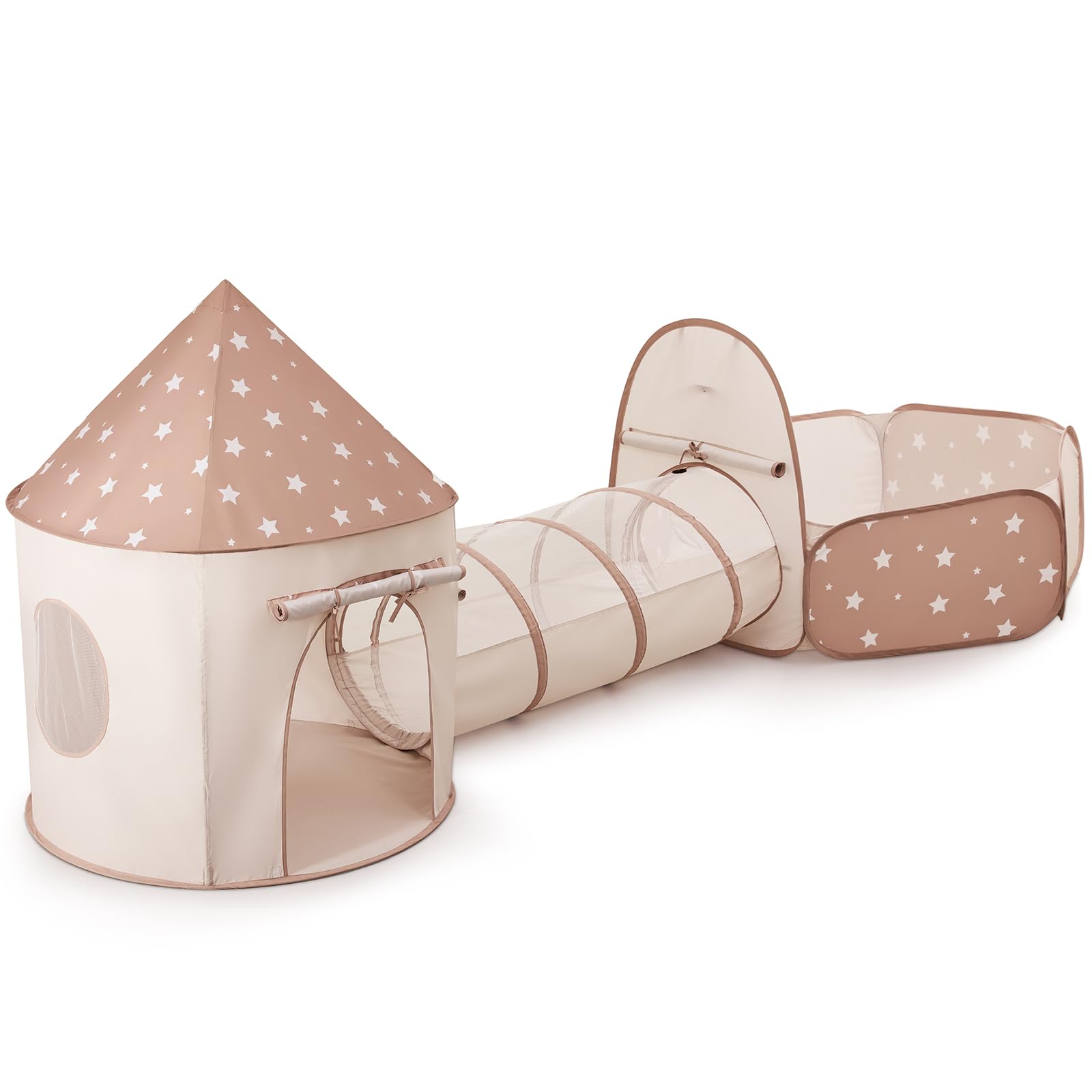 Sumbababy Kids Tent: 3-in-1 Pop-up Play Tent Kids Play Tunnel Ball Pool Baby - Large Children's House for Children Indoor Girls and Outdoor