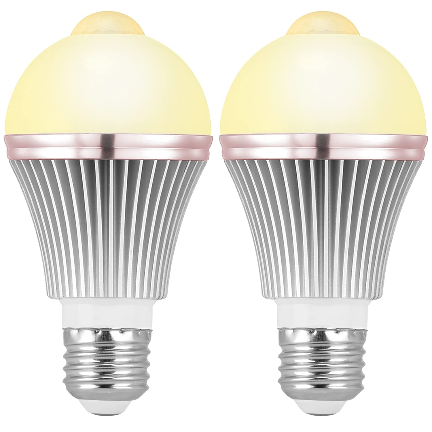 Amazon | LED電球 人感センサー E26口金 10W 60W形相当 電球色 2700k 
