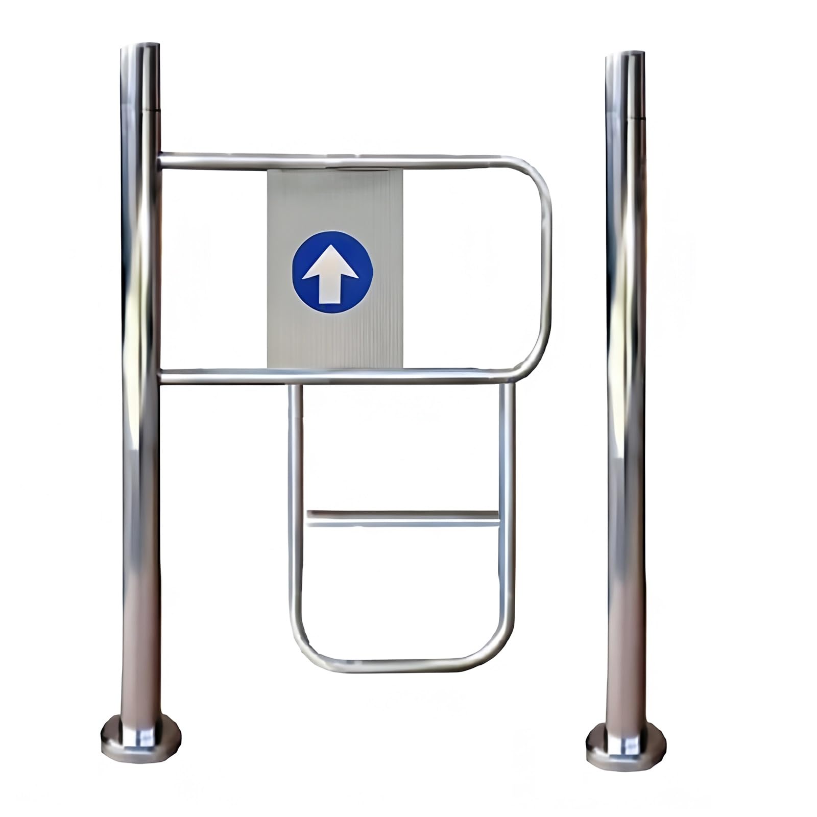 Aioneer Automatic Swing Gate For Supermarket, 1-Way Swing Entrance Door, Automatic Rebound Safety Gate With Spring-Left-80x100cm
