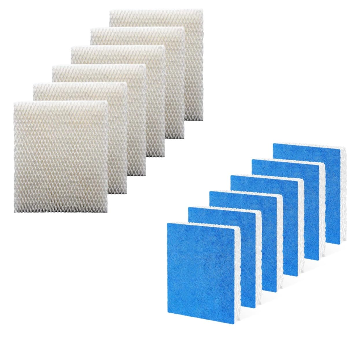 HUAWELL 12 Pack Humidifier Wicking HFT600 Filters T Compatible with Honeywell Tower Humidifier HEV615 HEV620, Compare to part HFT600T HFT600PDQ