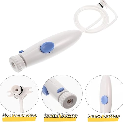 Miniatura 3 de Accesorios de higiene bucal compatibles con Waterpik WP-100 WP-900 kit de repuesto para hilo dental ultra agua paquete de 1 mangomanguera
