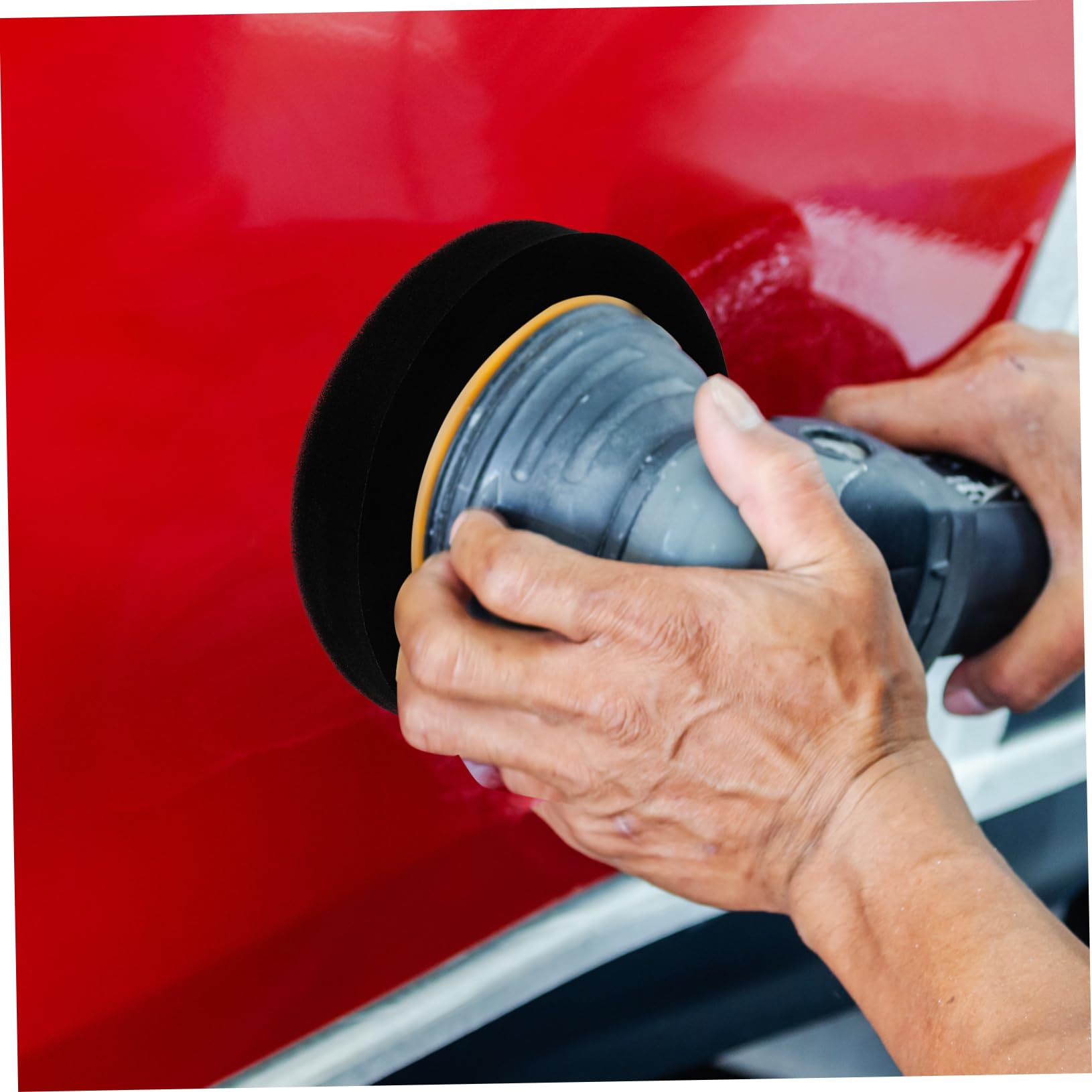 TOPBATHY Tampone Lucidante Per Trapano Di Accessori Per Lucidatura Auto Spugna Robusta Ceratura Piatta Autoadesiva e Ruote Per Pulizia e Cura Dei Mobili