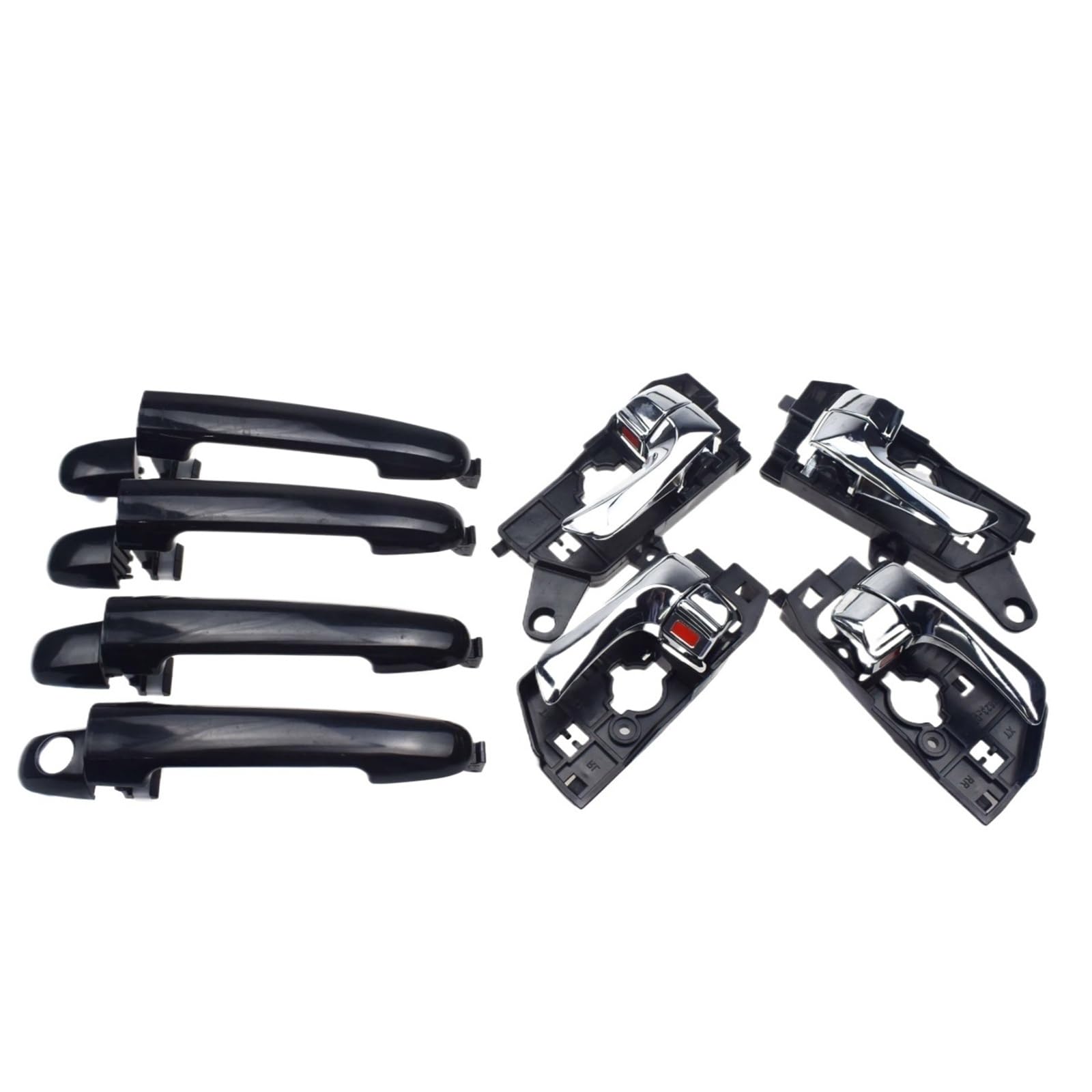 OHKYLSD Door Handle Exterior Interior Door Handle 82651-3K000 82610-3K020 82610-3K530 for Hyundai for Sonata 2006-2010 2.4L 3.3L Replacement Handles(Kit 2009-2010)