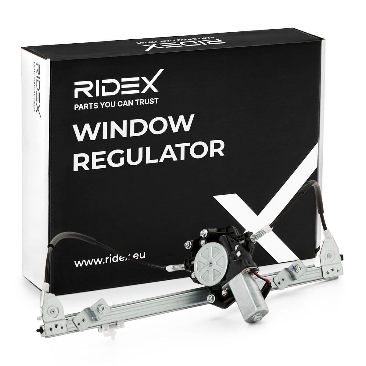 RIDEX 1561W0090 Alzacristallo elettrico Destra con motore elettrico Compatibilità con FIAT PANDA 169